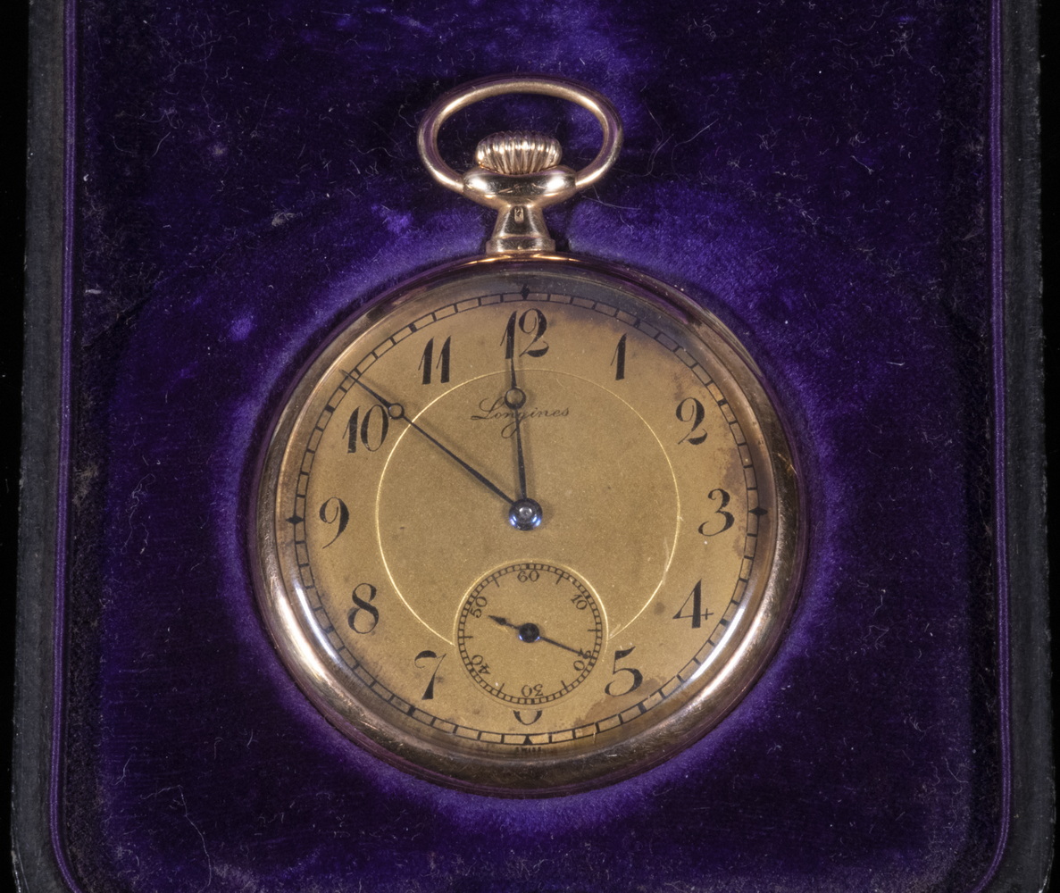 LONGINES GOLD POCKET WATCH 14K