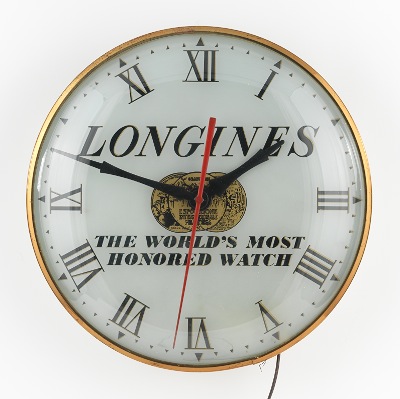Longines Jewelers Clock Reverese