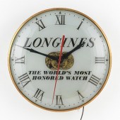 Longines Jewelers Clock Revere