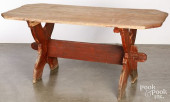 LONGLEAF PINE SAWBUCK TABLE, 1