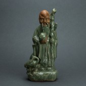 LONGQUAN CELADON GLAZED FIGURE