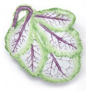 Longton Hall leaf form porcela