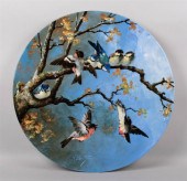LONGWY BARBOTINE EARTHENWARE C