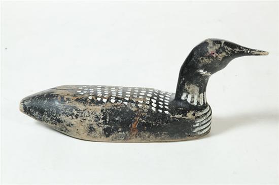 LOON DECOY.  American  20th century