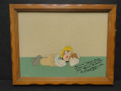 LOONEY TUNES CEL BY LEON SCHLE