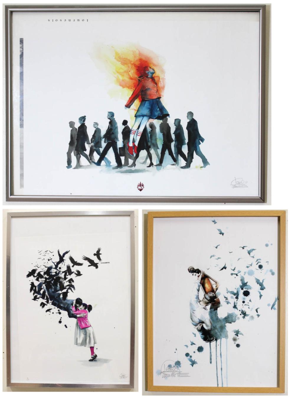 LORA ZOMBIE THREE PRINTS ON