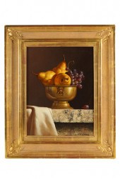 LORAN SPECK: STILL LIFE WITH F