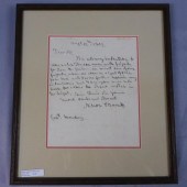 LORD HORATIO NELSON AUTOGRAPHE