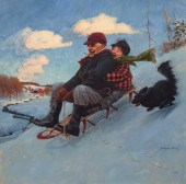 LOREN ENTZ (1949- ), DOWNHILL
