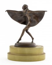 LORENZL ART DECO BRONZE SCULPT