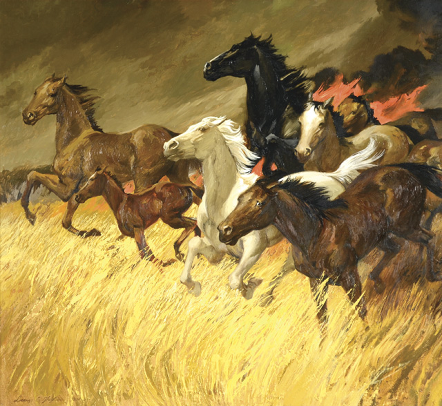 LORENZO E. GHIGLIERI OIL ON
