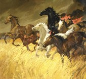 LORENZO E. GHIGLIERI OIL ON CA