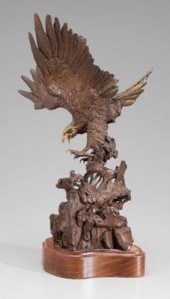 Lorenzo Ghiglieri bronze eagle
