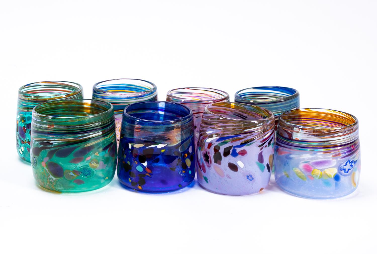 LORETTA EBY, 8 VARIOUS MURANO STYLE