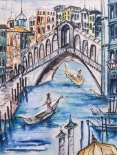 LORI BATJES, VENETIAN CANAL, W