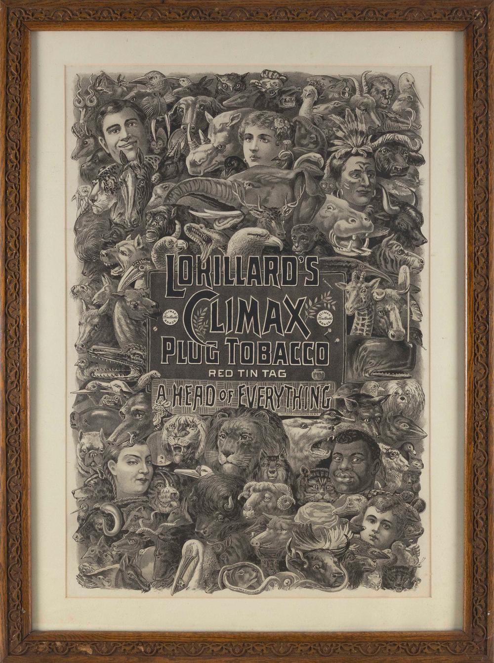 “LORILLARD’S CLIMAX PLUG TOBACCO”