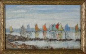 LORING HAYDEN OIL ON BOARD "RA