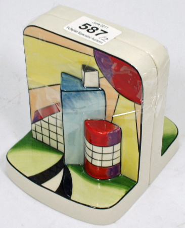 Lorna Bailey Bookends 3d style 13cm