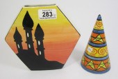 Lorna Bailey Hand Painted Vase