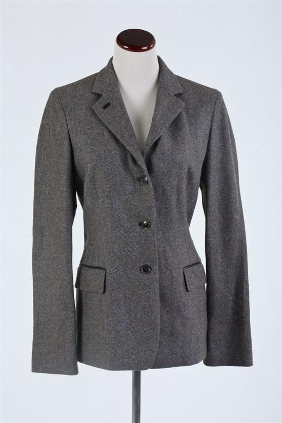 LORO PIANA BROWN AND WHITE CASHMERE