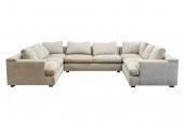 LORO PIANA GRAY FABRIC-UPHOLST