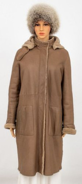 LORO PIANA SHEARLING COAT &AMP