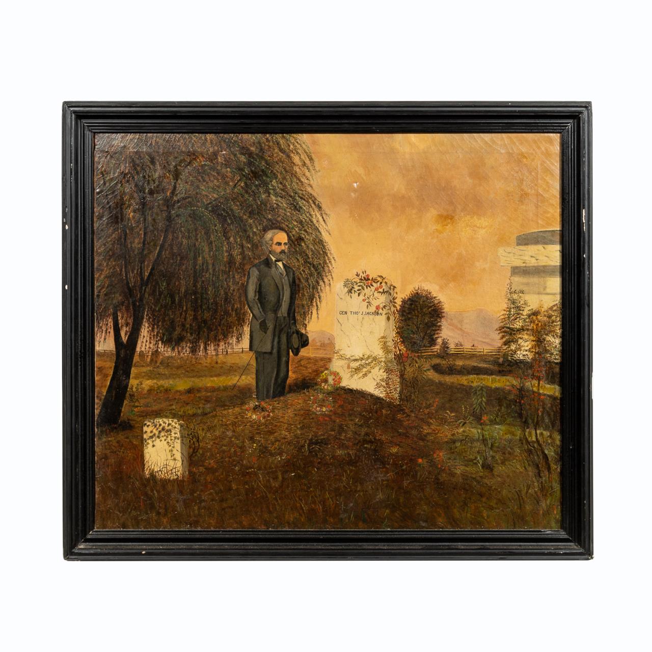 LOST CAUSE PAINTING, ROBERT E LEE &