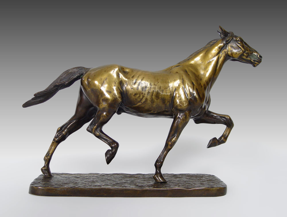 LOST WAX BRONZE SCULPTURE OF A