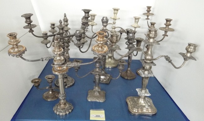 Lot 10 misc. silverplate