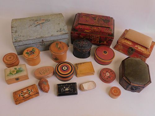 LOT 19 ASSORTED OLD BOXESNice