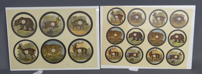 Lot (2) 19th c. German shooting