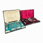 LOT 2 ENGLISH ELECTROPLATE MOP