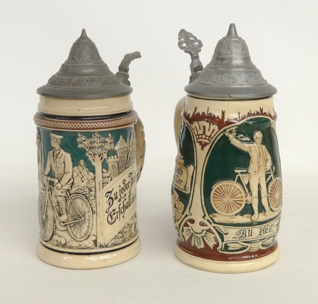 Lot (2) German Steins.