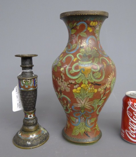 Lot 2 pcs. Asian Cloissone.
