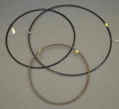 Lot (3) contemporary hollow hi