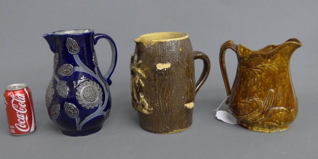 Lot 3 early pitchers including