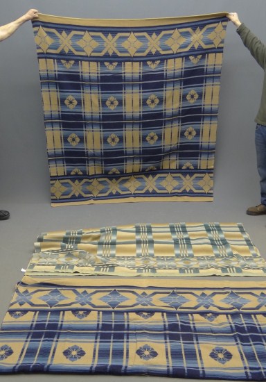 Lot 3 vintage camp blankets.