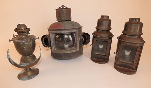 LOT 4 MARINE LAMPSLot 4 old