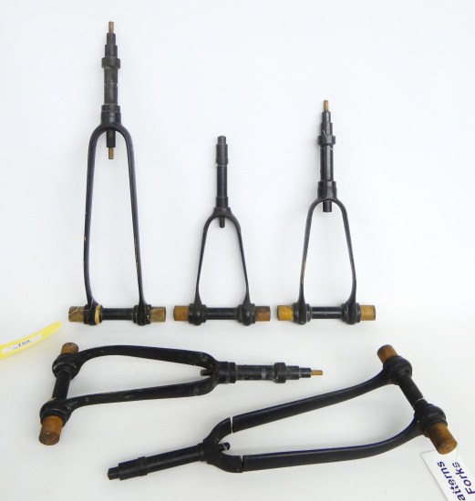 Lot (5) wooden toolmakers bicycle