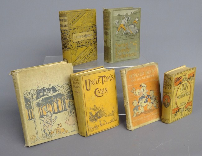 Lot 6 books including ''Tom Swift