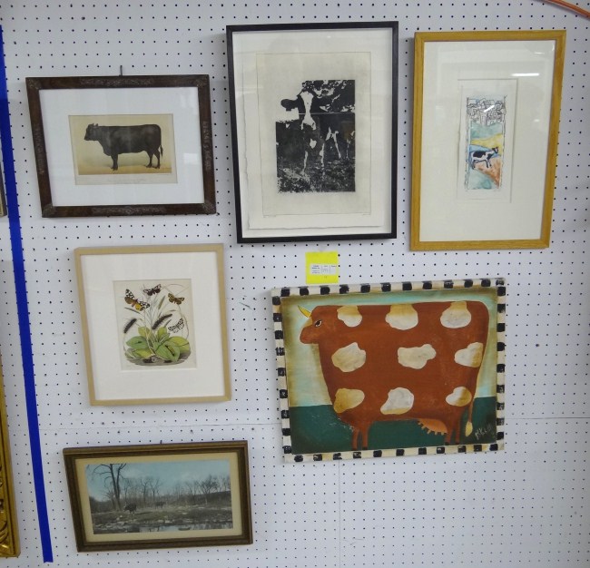Lot 6 pcs. various artwork