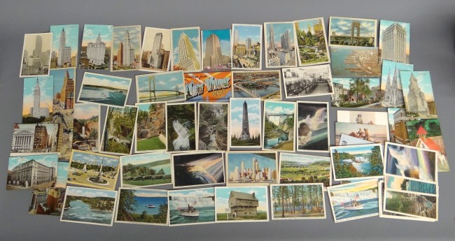 Lot 60 misc. vintage postcards.