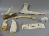 LOT 7 INUIT CARVED ITEMS7 carv