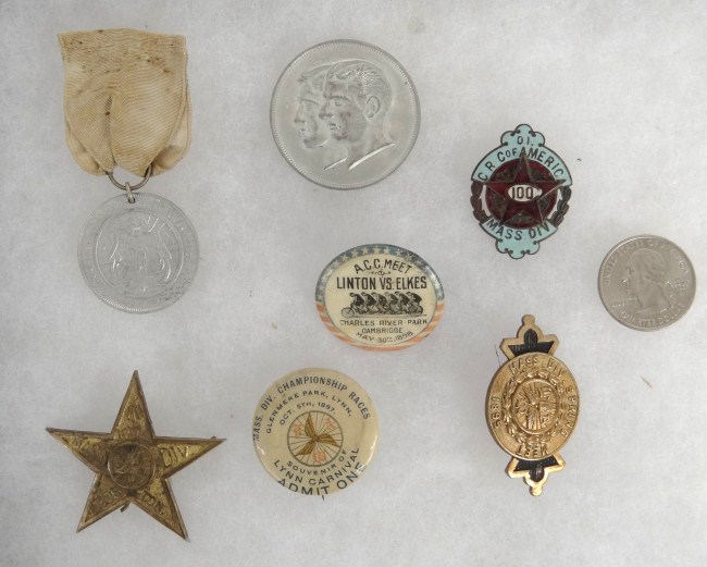 Lot (7) Mass. Division Medals &