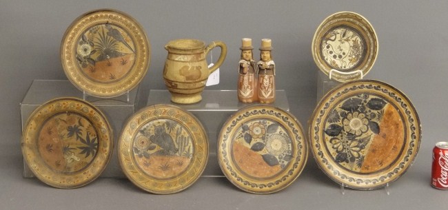 Lot (8) pcs. South American