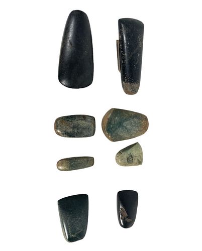 LOT 8 PRE-COLOMBIAN MAYAN JADEITE