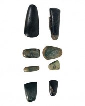 LOT 8 PRE-COLOMBIAN MAYAN JADE