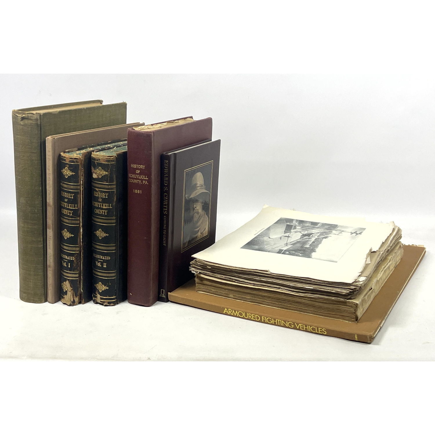 Lot Antique and Vintage Books. E.