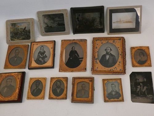 LOT ANTIQUE PHOTOGRAPHS INCL.