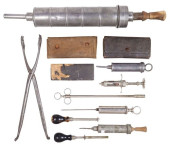 (LOT) ANTIQUE SURGICAL EQUIPME